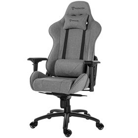 Paracon KNIGHT PRO Chaise Gaming - Textile - Gris